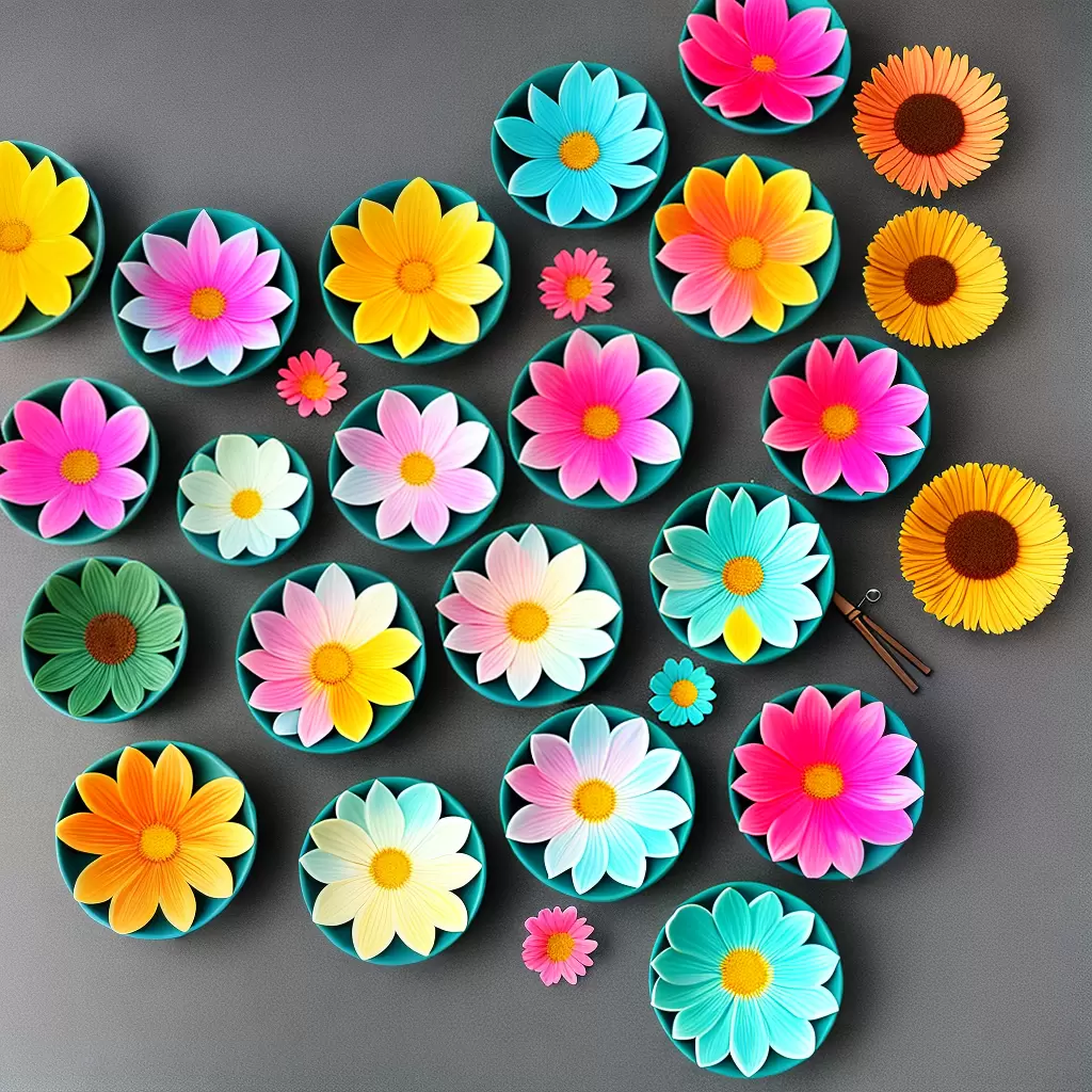 Fotos ceramica flores iniciante cores