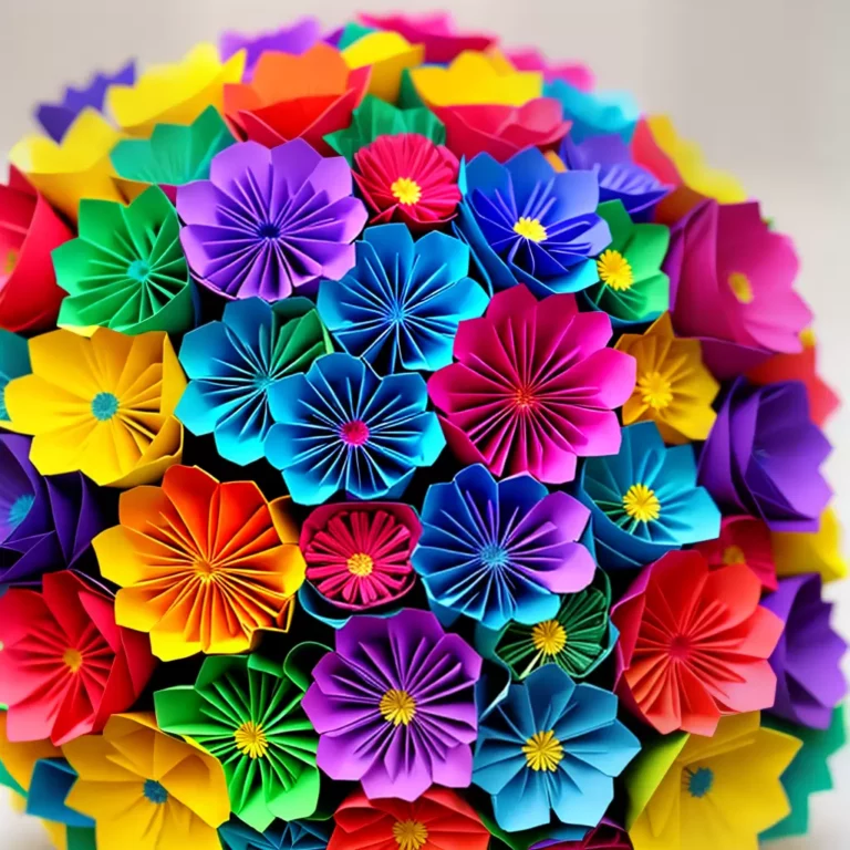 Faça você mesmo: IMPRESSIONE com origamis de flores