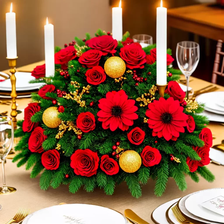 Decoração de Natal com FLORES artesanais: inspirações
