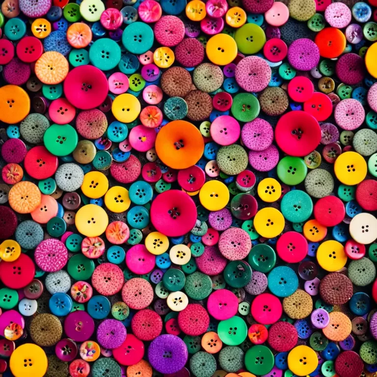 A ARTE de criar flores com botões: guia passo a passo