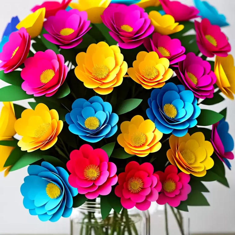 A ARTE de fazer flores de papel: celebre o Dia da Arte
