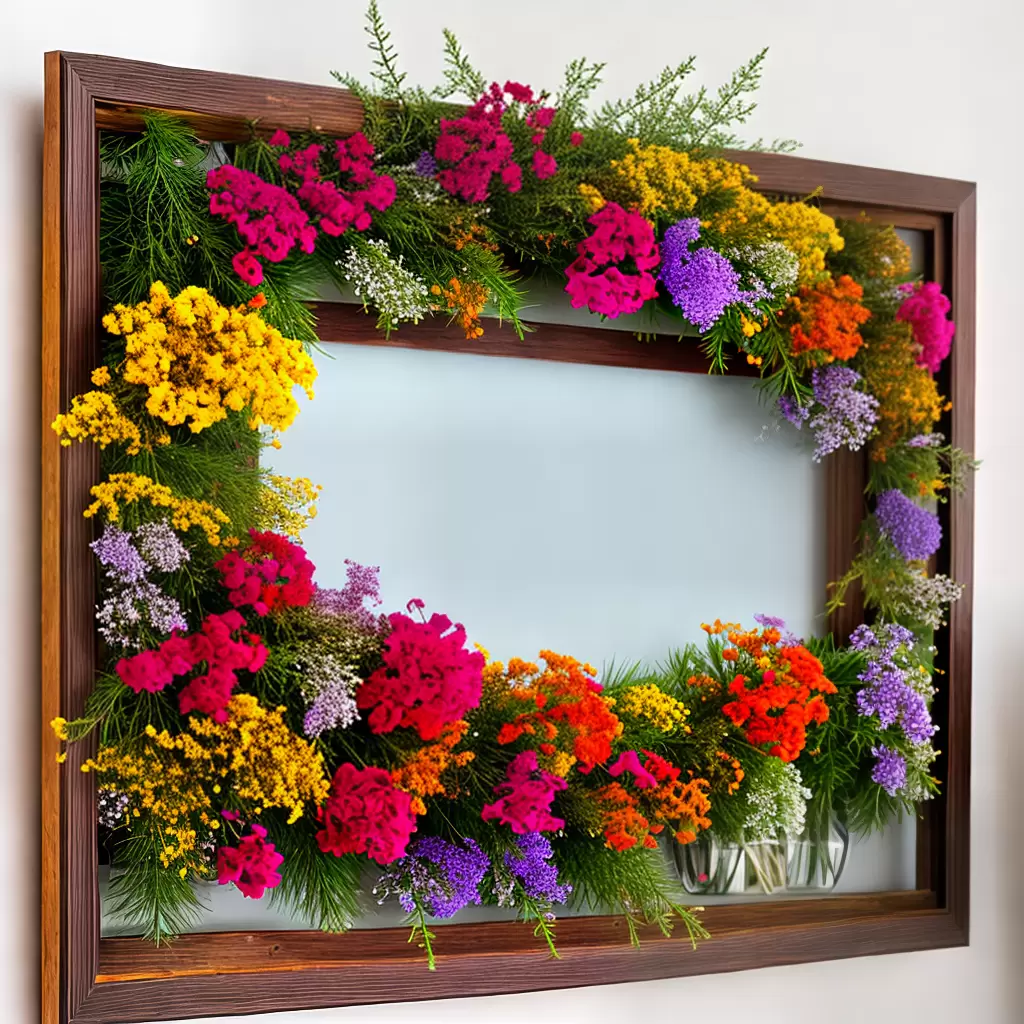 Fotos quadro flores secas decoracao casa