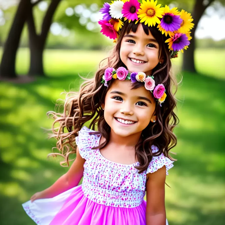 FAÇA uma tiara de flores de tecido para crianças