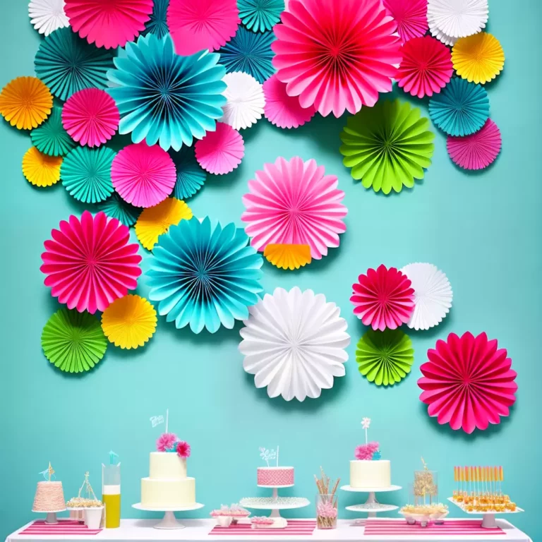 Faça um LINDO painel de flores de papel para festas