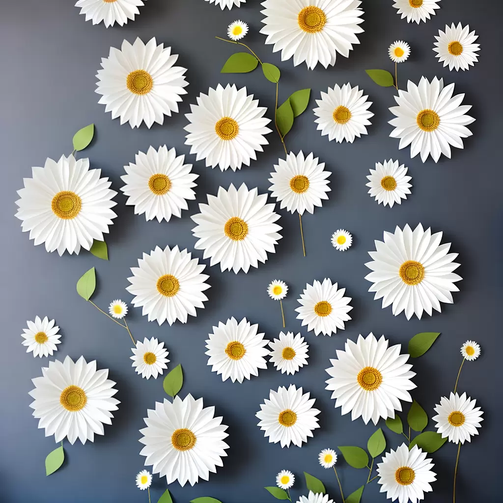 Fotos painel flores papel festa elegante