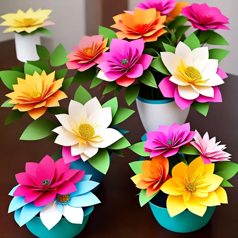 Como FAZER um arranjo de flores de papel para o Dia dos Avós