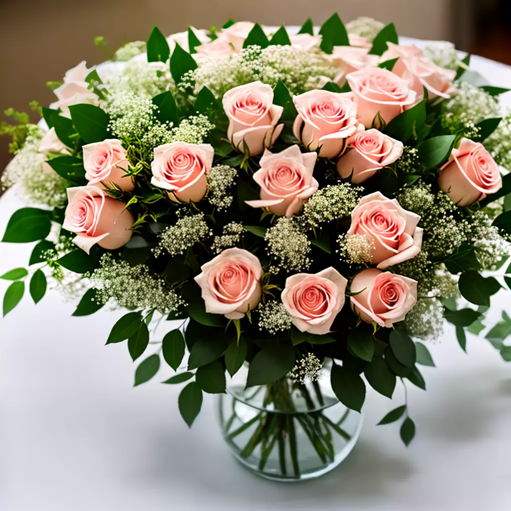 Fotos rosas brancas arranjo casamento mesa