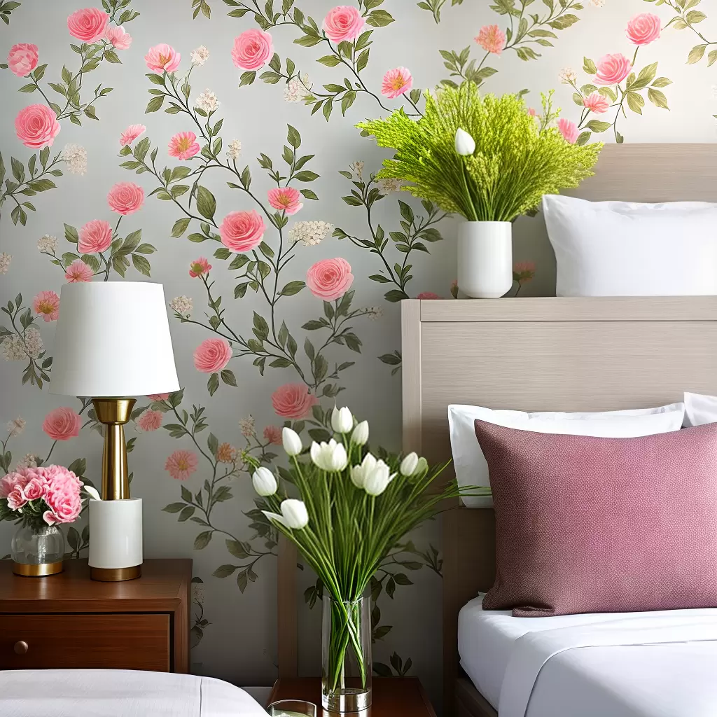 Fotos decor quarto flores papel de parede Fotos decor quarto flores papel de parede