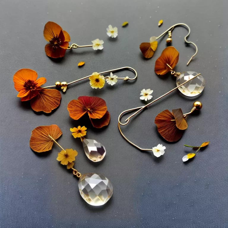 Transforme FLORES naturais em joias artesanais: um guia