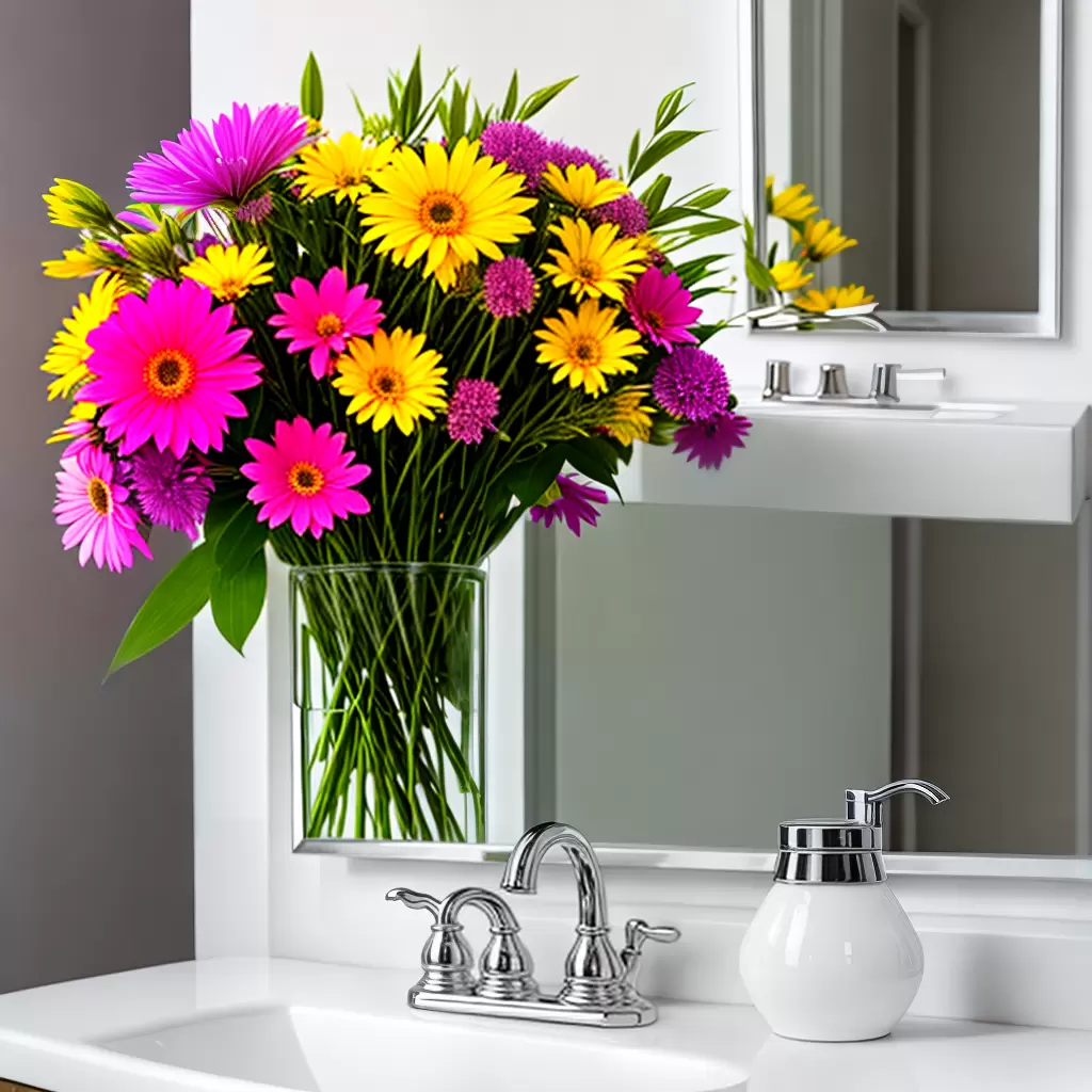 Aproveite o POTENCIAL das flores na decoração de banheiros pequenos
