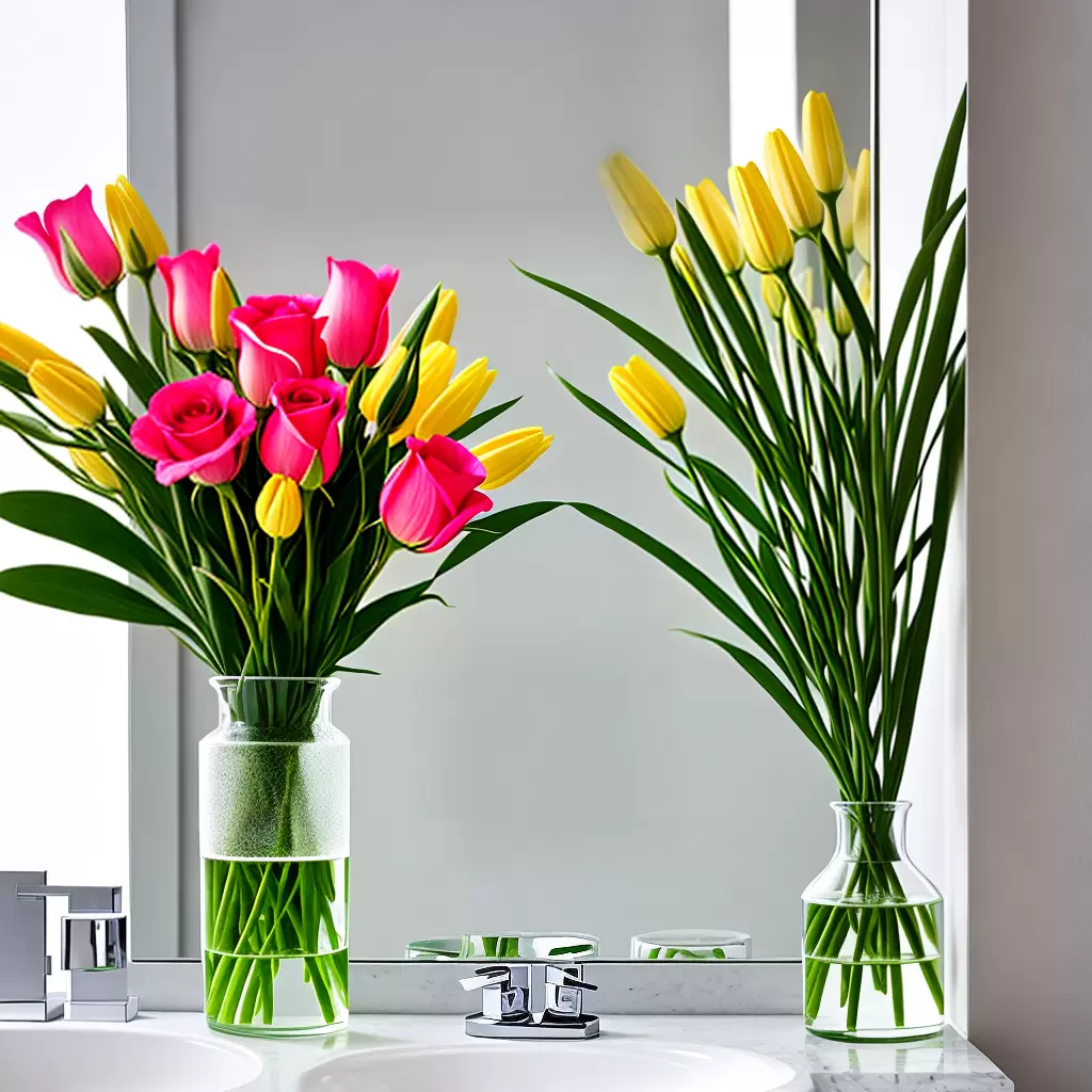 Aproveite o POTENCIAL das flores na decoração de banheiros pequenos