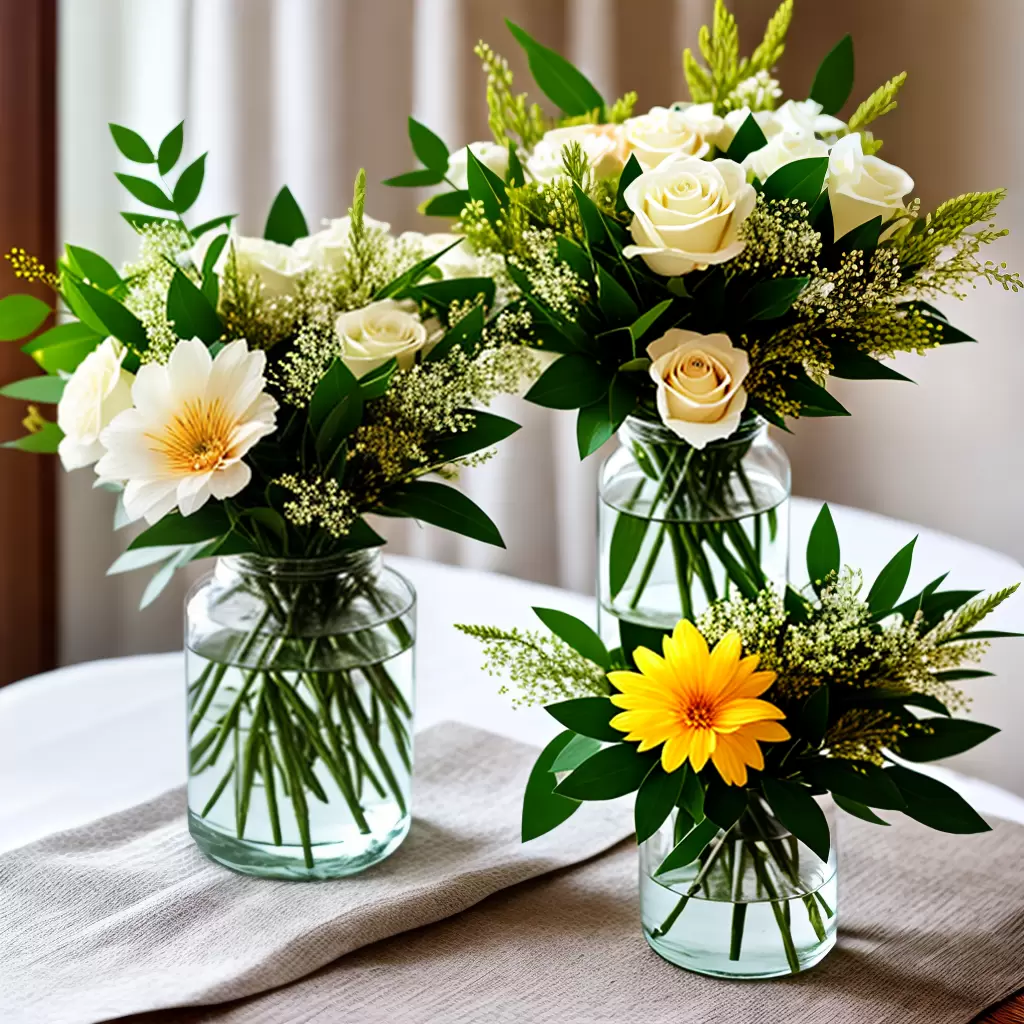 Fotos flores vaso centro mesa decoracao