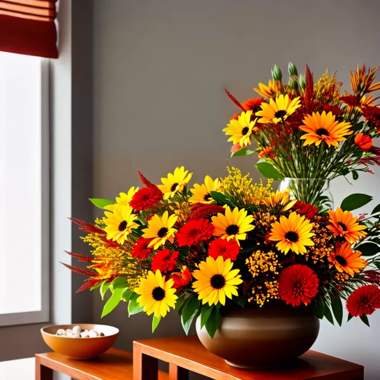 TENDÊNCIAS em decoração de outono com flores