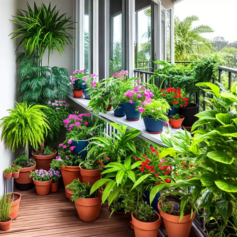 COMO usar flores para decorar a varanda do seu apartamento