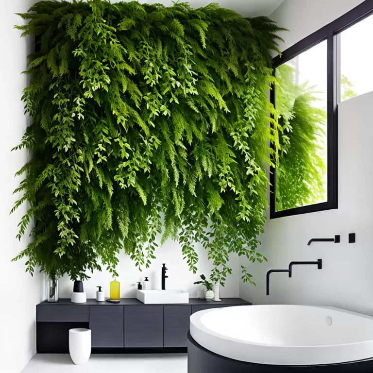 Como usar FLORES na decoração de um banheiro moderno
