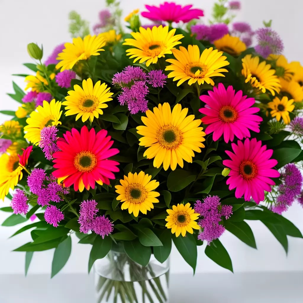 Fotos flores coloridas vibrantes ano novo