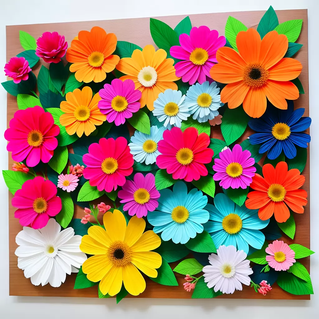 Fotos painel flores seda diy quarto