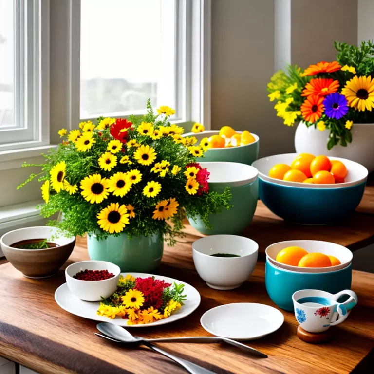 Como DECORAR a sua cozinha com flores: Dicas práticas