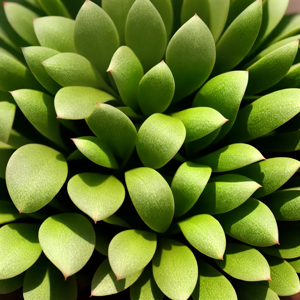 Fotos succulenta folhas brilhantes sol