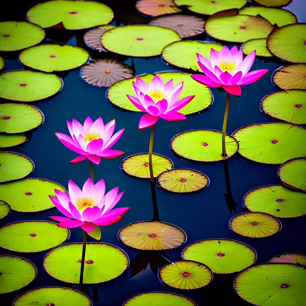 Fotos loto rosa lagoa folhas ceu puro