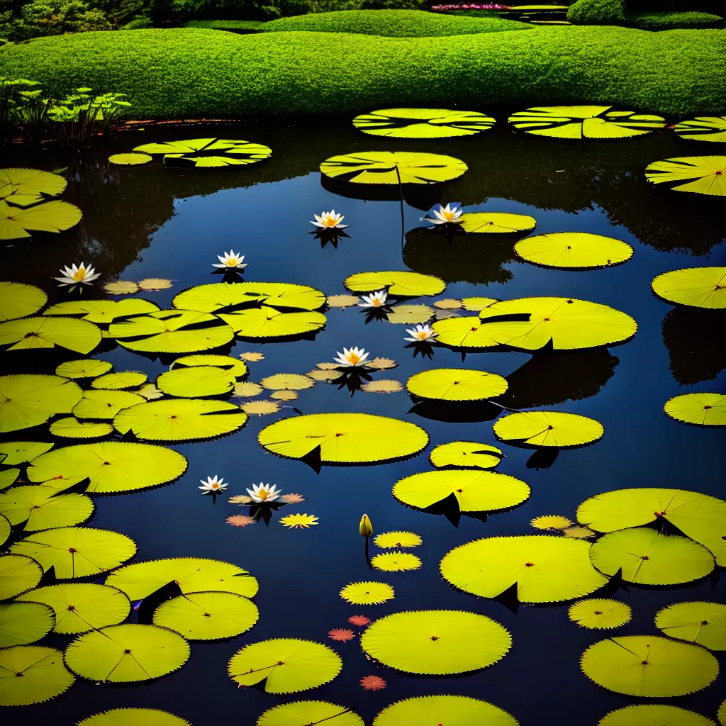 Fotos jardim lotus serenidade paz