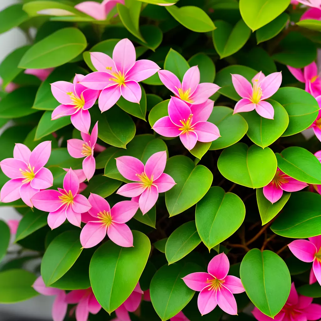 Fotos hoya flores rosa branco folhagem sol