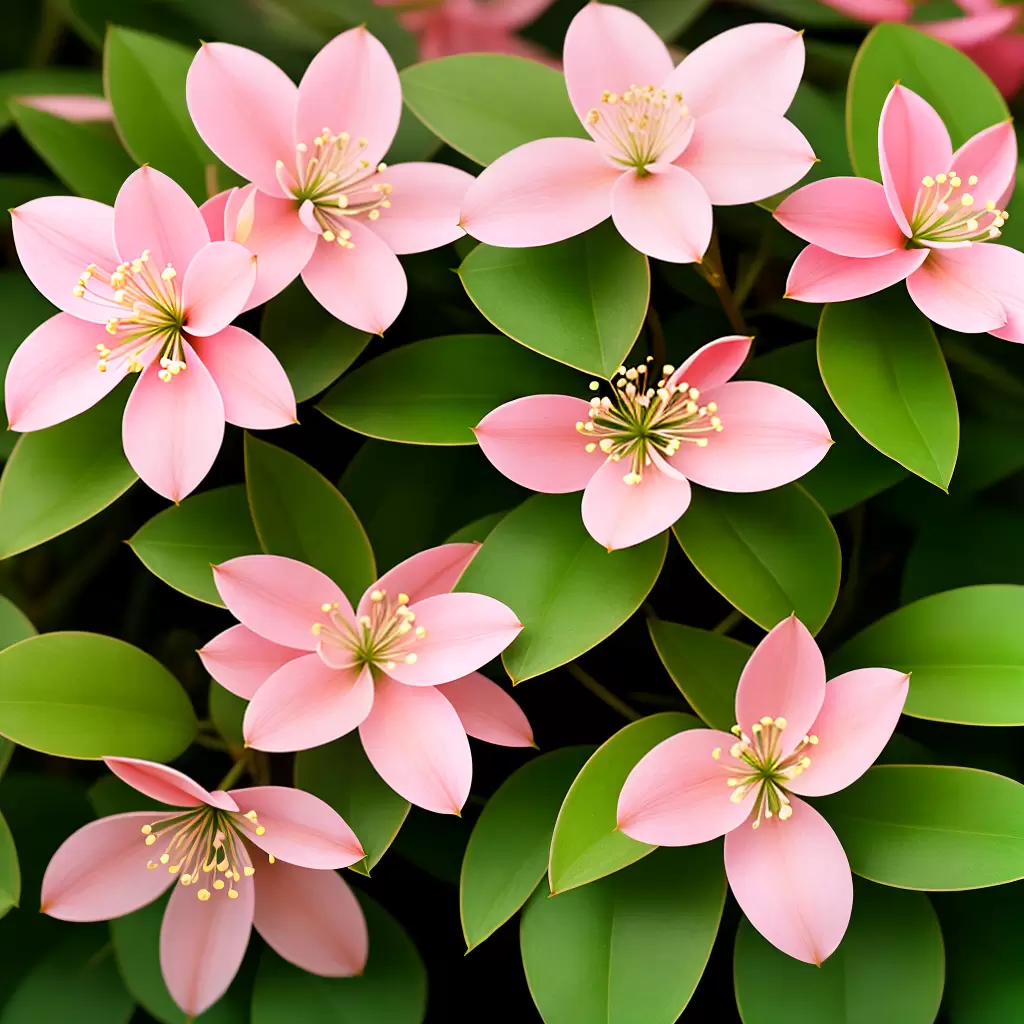 Fotos hoya flor cera rosa folhagem verde