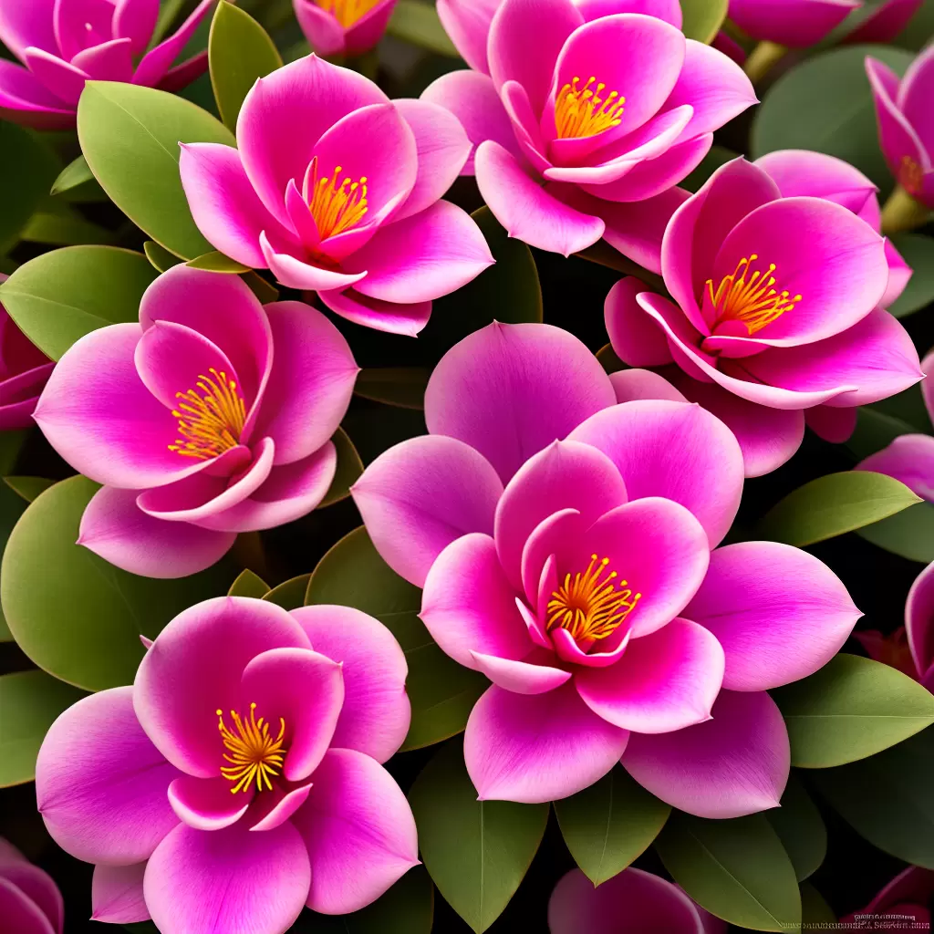 Fotos flor rosa deserto cores vibrantes