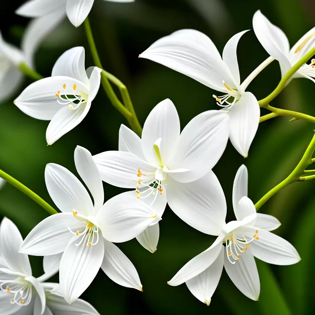 Fotos orquidea fantasma branca natureza