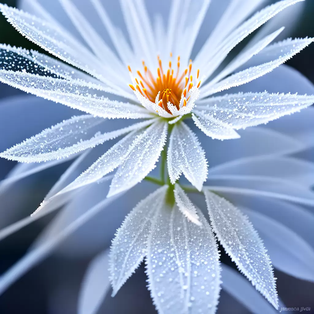 Fotos flor gelo inverno detalhes