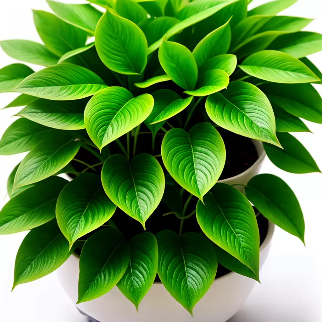 Fotos planta cascata folhas redondas verde
