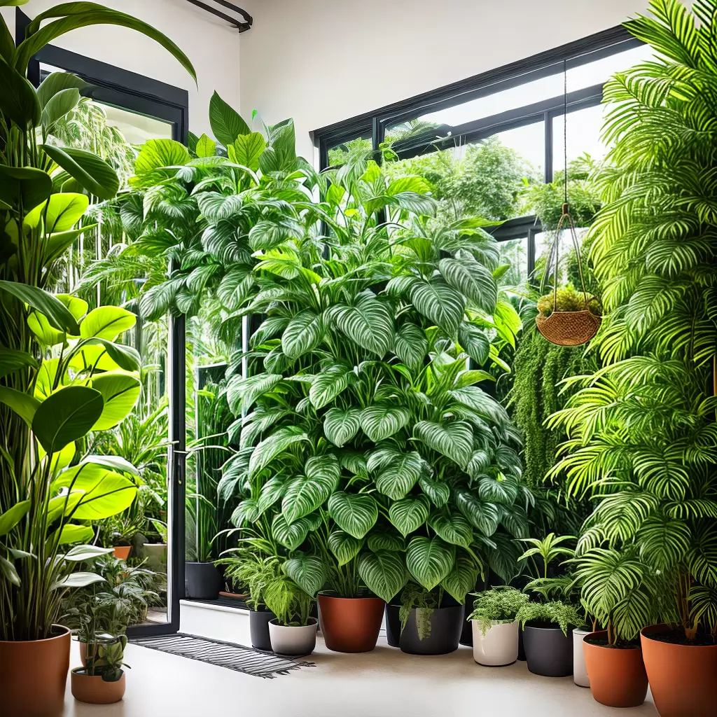 Fotos jardim interno exotico plantas potinhos