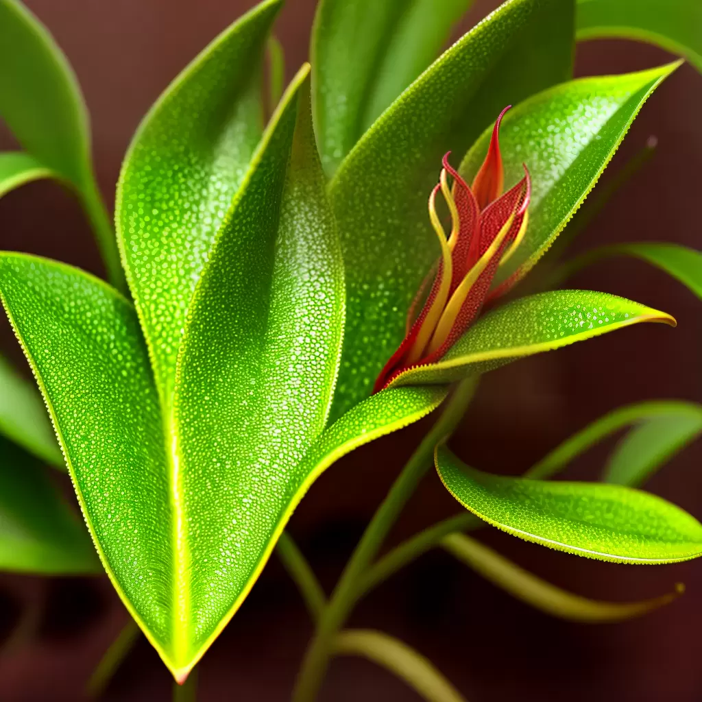 Fotos planta jarra verde rara interna