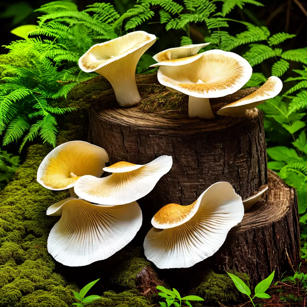 Fotos cogumelo ostra natureza veludo
