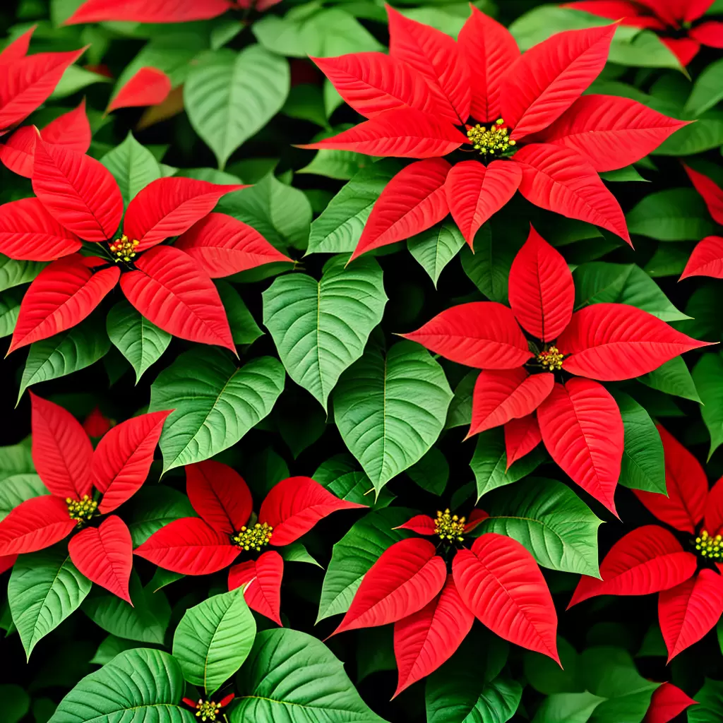 Fotos poinsettia flores natal cuidados