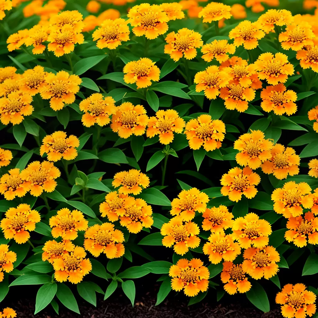 Fotos boca leao laranja amarelo folhagem