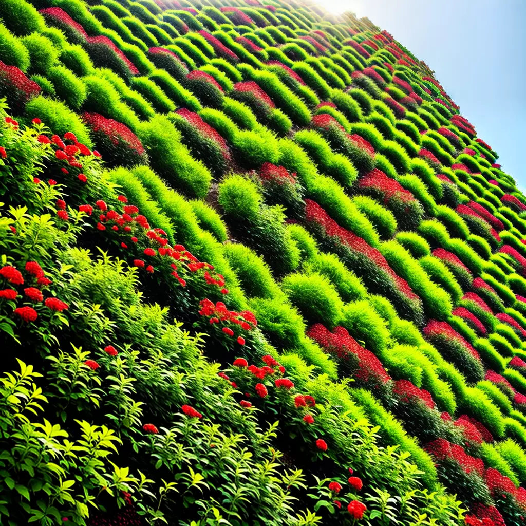 Fotos jardim vertical morango flores urbano
