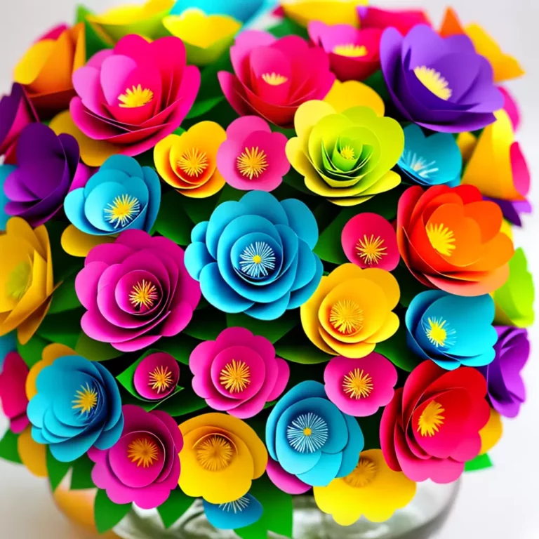 Como CRIAR Arranjos de Flores de Papel: Passo a Passo!