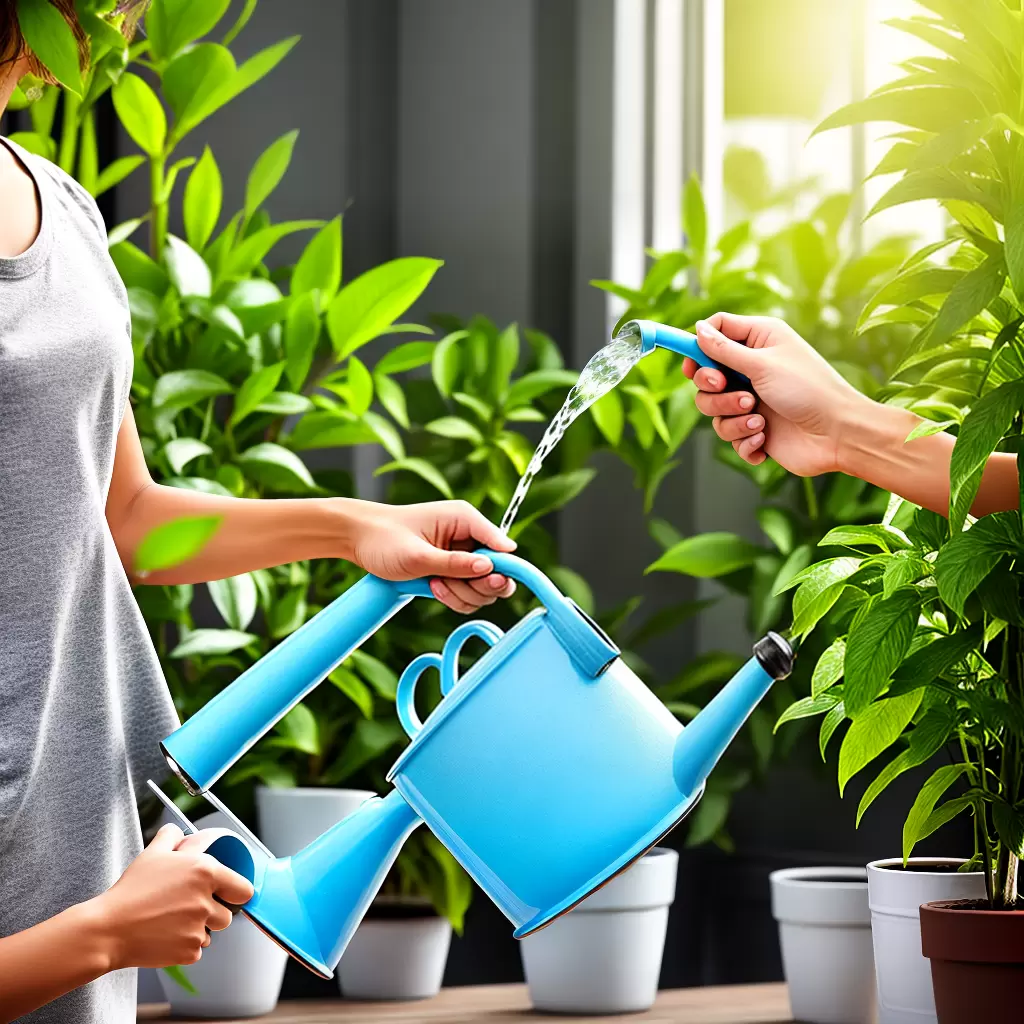 Fotos cuidado planta regador janela sol