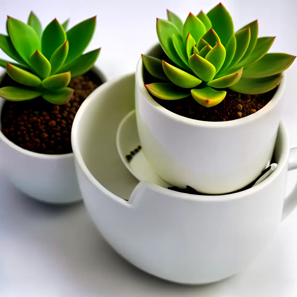 Fotos planta suculenta branca ceramica