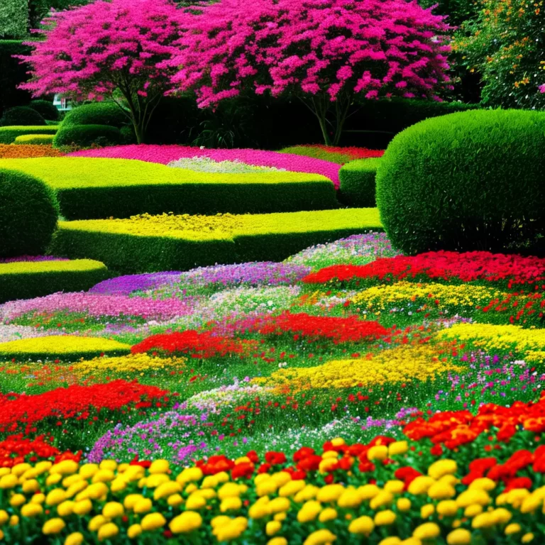 Jardins de flores anuais