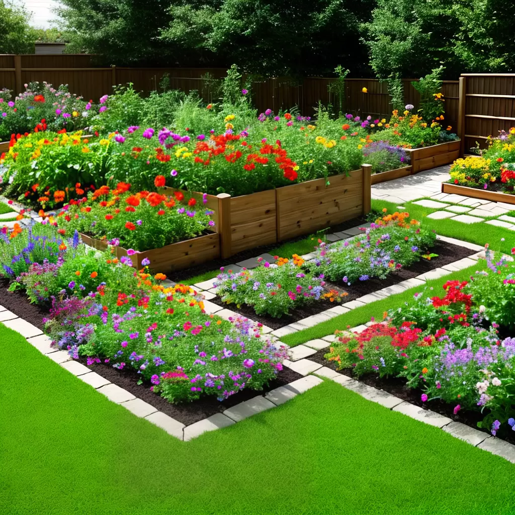 Fotos jardim elevado acessivel flores ervas 1