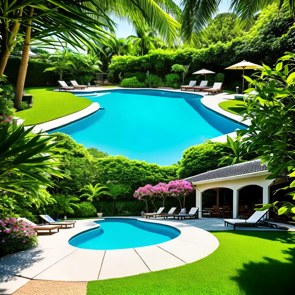 Fotos jardim piscina natureza sol lounge