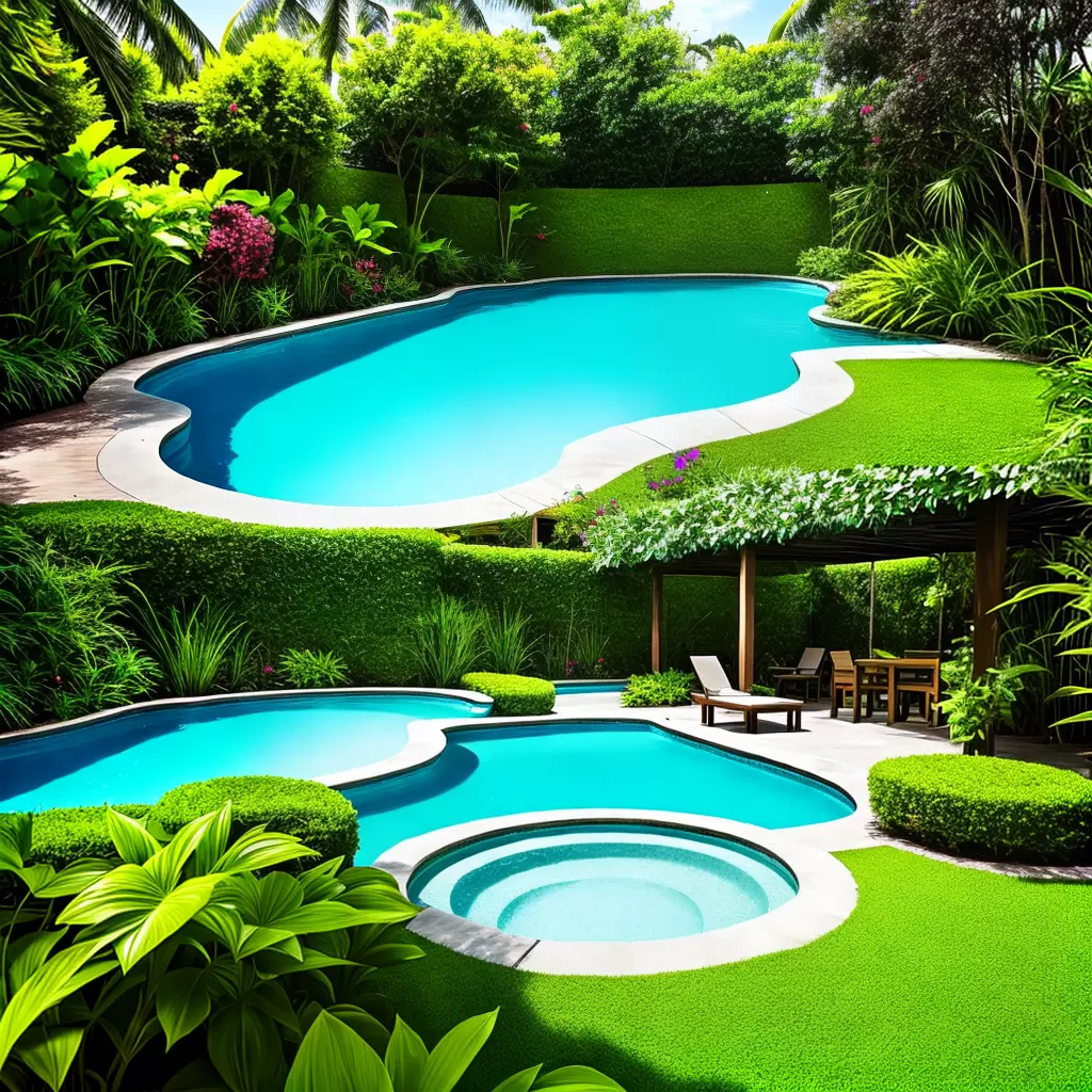 Fotos jardim piscina paraiso