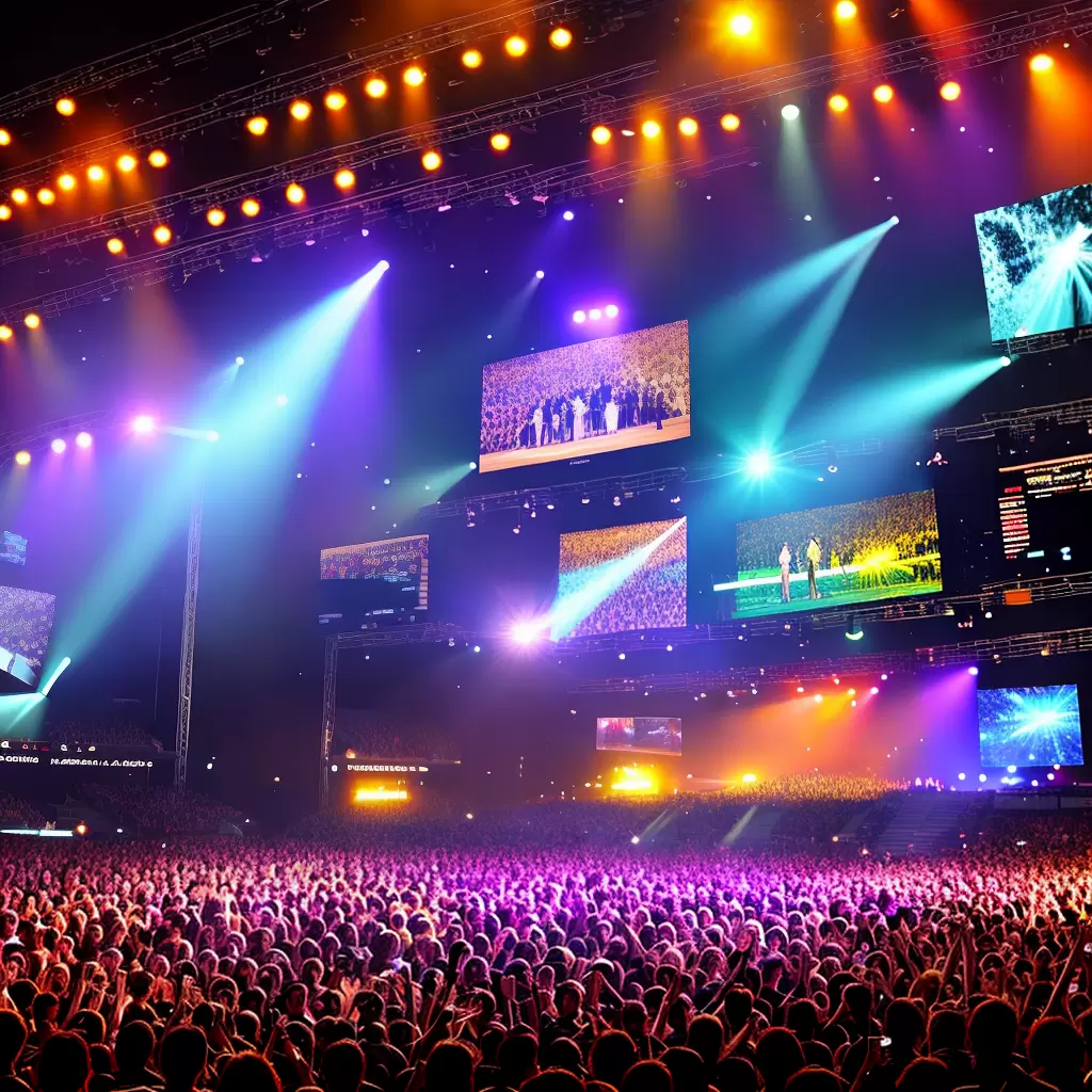 Fotos palco virtual performances energia
