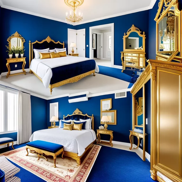 Iluminação e Azul Royal: Uma Combinação que Cria Ambientes Únicos