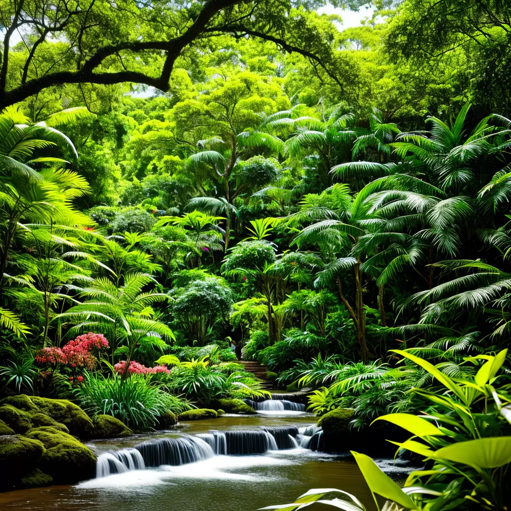 Fotos jardim flores animais natureza tropical