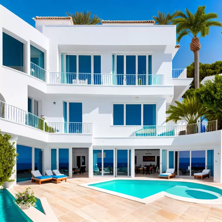 Azul Royal no Estilo Mediterrâneo: Elegância à Beira-Mar