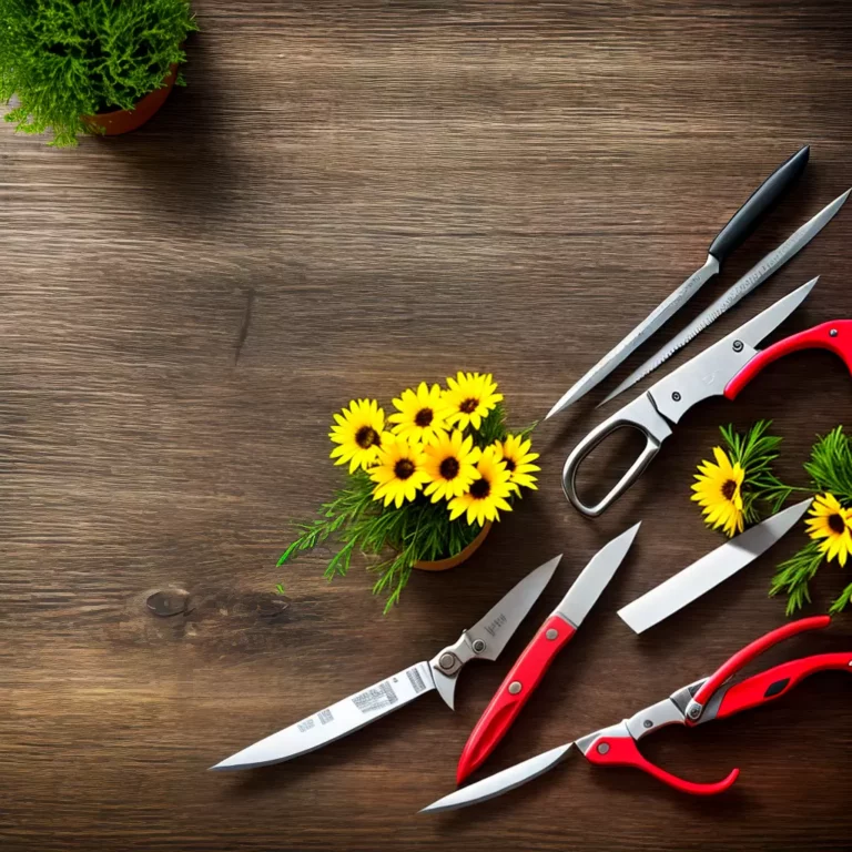 Estiletes e facas de jardinagem: usos versáteis na manutenção do jardim