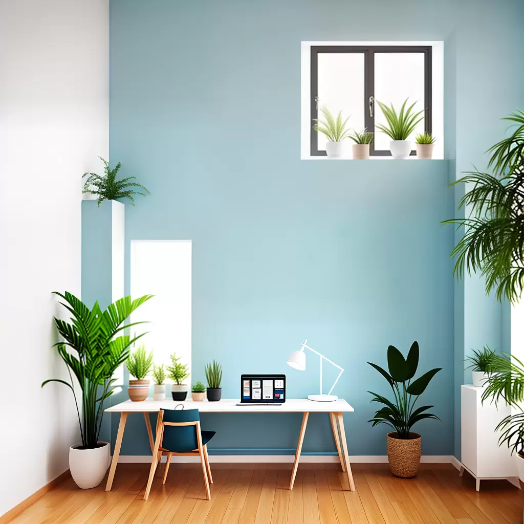 Fotos escritorio moderno sereno plantas luz